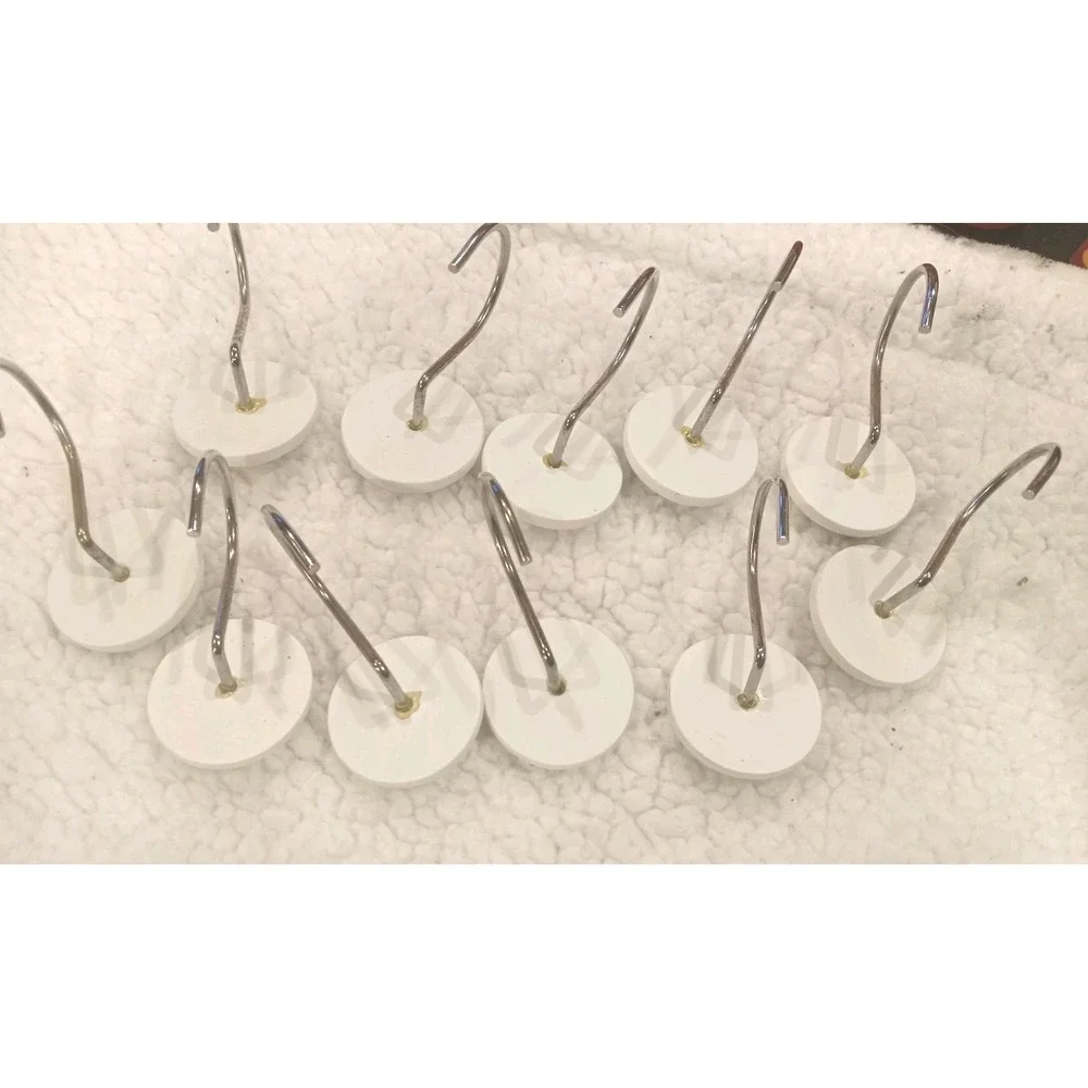 New Set of 12 Humingbird Shower‎ Curtain Hooks Whimsical Cottage Coastal Garden
